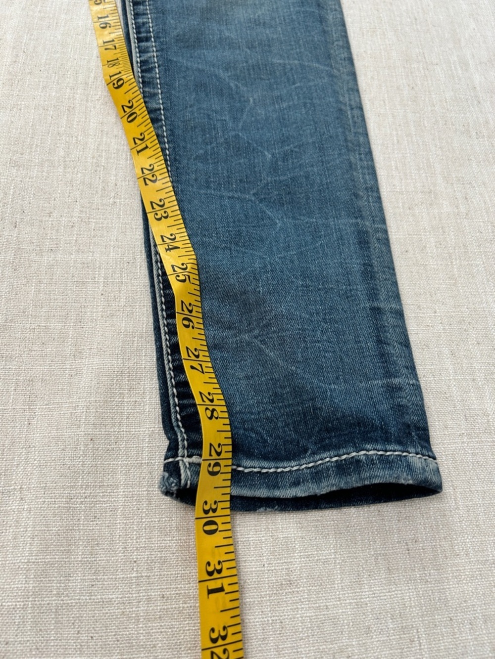 Miss Me Jeans Hailey Skinny 28 Blue Denim Aztec Embellished Back Pockets - Picture 11 of 16